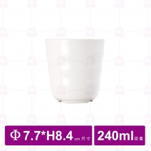【台灣美耐】C184L京饌  旋形杯7.7x8.4cm(10入/盒)