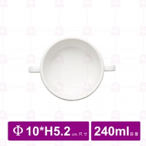 【台灣美耐】D103京饌  雙耳碗10x5.2cm(6入/盒)