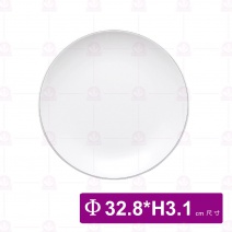 【台灣美耐】D1113L京饌日式圓盤30.5x3.3cm(10入/盒)