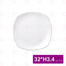 【台灣美耐】D3113L京饌 正方內圓盤 32x3.4(接單生產)