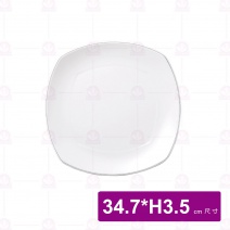 【台灣美耐】D3114L京饌 正方內圓盤  (接單生產)