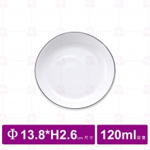 【台灣美耐】KB305L京饌 螺旋圓碟11.3x2.9cm(20入/盒)