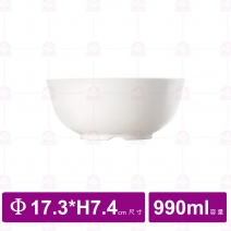 【台灣美耐】KD507L京饌 湯碗17.3xH7.4cm(10入/盒)