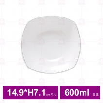 【台灣美耐】SB506L京饌 直邊碗14.9xH7.1cm(10入/盒)