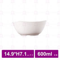 【台灣美耐】SB506L京饌 直邊碗14.9xH7.1cm(10入/盒)