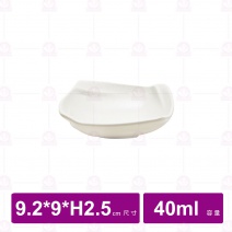 【台灣美耐】A1310陶面圓缽黑   18x6.5cm(6入/盒)