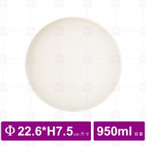 【台灣美耐】A1109 陶面麵碗 米    (3入/盒)