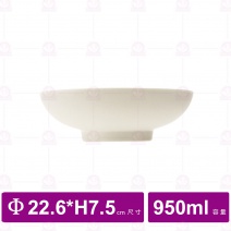 【台灣美耐】A4212O陶面橢圓盤黑(6入/盒)