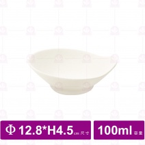 【台灣美耐】A67 陶面天水碗 米   12.8x4.5cm(6入/盒)