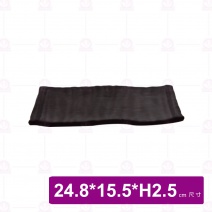 【台灣美耐】A54811 陶面長方盤白 (6入/盒)