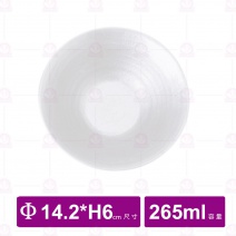 【台灣美耐】JW-1005 陶面日式拉麵碗  白 (12入/盒)