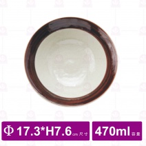 【台灣美耐】JW1006陶面雙色拉麵碗 (12入/盒)