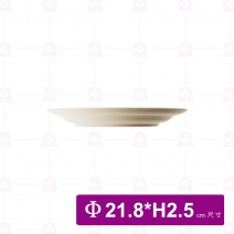 【台灣美耐】A52 圓形醬油碟 黑  8.1x6cm(24入/盒)
