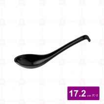 【台灣美耐】KW11O 後勾湯匙(亮面) 黑