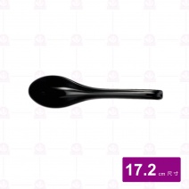 【台灣美耐】KW11O 後勾湯匙(亮面) 黑