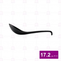 【台灣美耐】KW11O 後勾湯匙(亮面) 黑