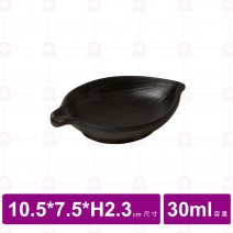 【台灣美耐】A52004 陶面四方造型碟 米色  (24入/盒)