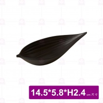 【台灣美耐】A52005 陶面四方造型碟 米色 (12入/盒)