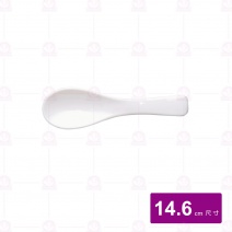 【台灣美耐】C-9京饌 後勾湯匙(亮面)白 (50入/盒)