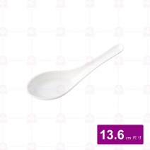 【台灣美耐】020-3京饌湯匙(亮面) 白  (60入/盒)