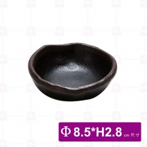 【台灣美耐】F-11懷石 小菜碟 咖啡黑 (12入/盒)