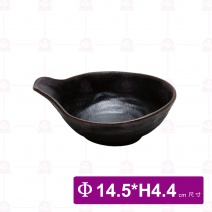 【台灣美耐】F-55懷石 天水碗咖啡黑 (12入/盒)