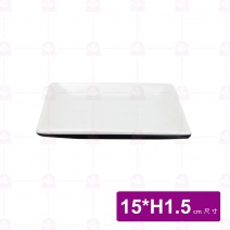 【台灣美耐】K51006 正方線條盤桃山內白外黑(10入/盒)