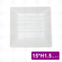 【台灣美耐】K51006 正方線條盤桃山內白外黑(10入/盒)