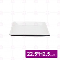 【台灣美耐】K51008 正方線條盤 桃山 (8入/盒)