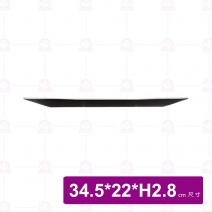 【台灣美耐】K51014 長方線條盤 桃山    (8入/盒)