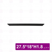 【台灣美耐】 JW5210陶面長方托盤 黑 (12入/盒)