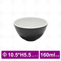 【台灣美耐】K11004旋型小圓碗桃山(18入/盒)