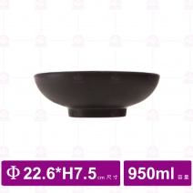 【台灣美耐】A54010 陶面燒物盤白 (6入/盒)