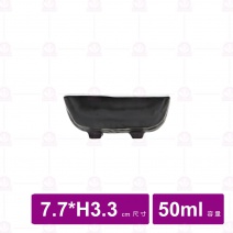 【台灣美耐】KT-51四方沾醬碟 桃山    (12入/盒)
