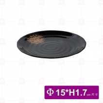 【台灣美耐】WH3019圓盤 金采  15x1.7cm  (12入/盒)