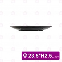 【台灣美耐】WH3021圓盤金采23.5x2.5cm (10入/盒)