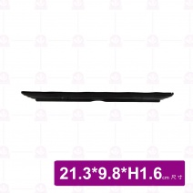 【台灣美耐】WH7023長方盤 金采  (10入/盒)