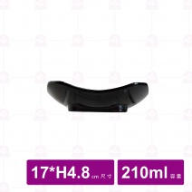【台灣美耐】WH5007 四方造型碟 金采   (5入/盒)