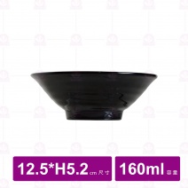 【台灣美耐】WH115 拉麵碗金采 12.5x5.2cm (10入/盒)