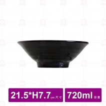 【台灣美耐】WH118拉麵碗 金采  21.5x7.7cm (6入/盒)
