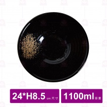 【台灣美耐】WH119 拉麵碗 金采  24x8.5cm (6入/盒)