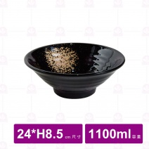 【台灣美耐】WH119 拉麵碗 金采  24x8.5cm (6入/盒)