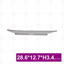 【台灣美耐】S53211釉燒  長方盤 (12入/盒)