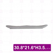 【台灣美耐】S53212釉燒  長方盤  (12入/盒)