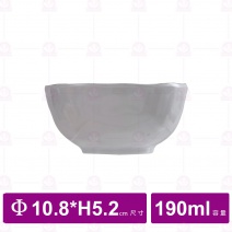 【台灣美耐】S13304釉燒  圓碗10.8x5.2cm(12入/盒)