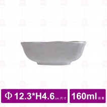 【台灣美耐】S13405釉燒  圓碗12.3x4.6cm(12入/盒)