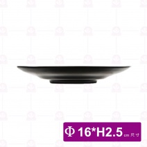 【台灣美耐】K71006波紋圓盤桃山 白外黑(10入/盒)