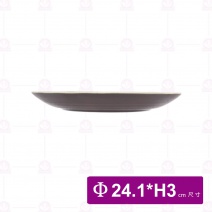【台灣美耐】JW7009 陶面日式圓盤 雙色   (接單生產)