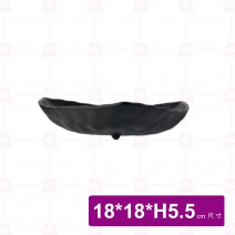 【台灣美耐】JW4107 陶面三角盤 黑 (12入/盒)