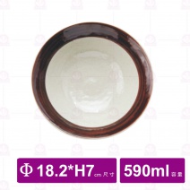 【台灣美耐】JW1007-1陶面 雙色拉麵碗  (6入/盒)